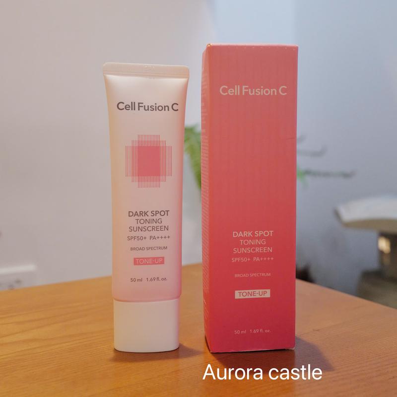  MẪU MỚI - Kem chống nắng  Cell Fusion C DARK SPOT Toning PA++++ 50ml 