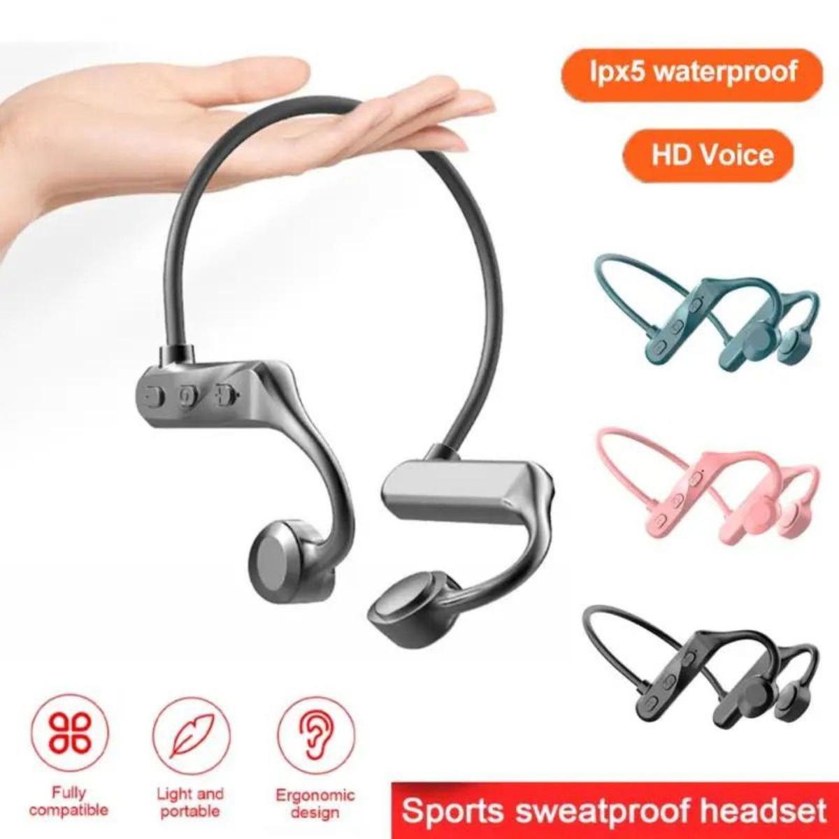 K69 Bone Conduction Headphone Tws Wireless Bluetooth Hanging Ear Headset Handsfree Stereo Earphone Plastik Bass K69 Bone Conduction Headphone Tws Wireless Bluetooth Hanging Ear Headset Handsfree Stereo Earphone Plastik Bass