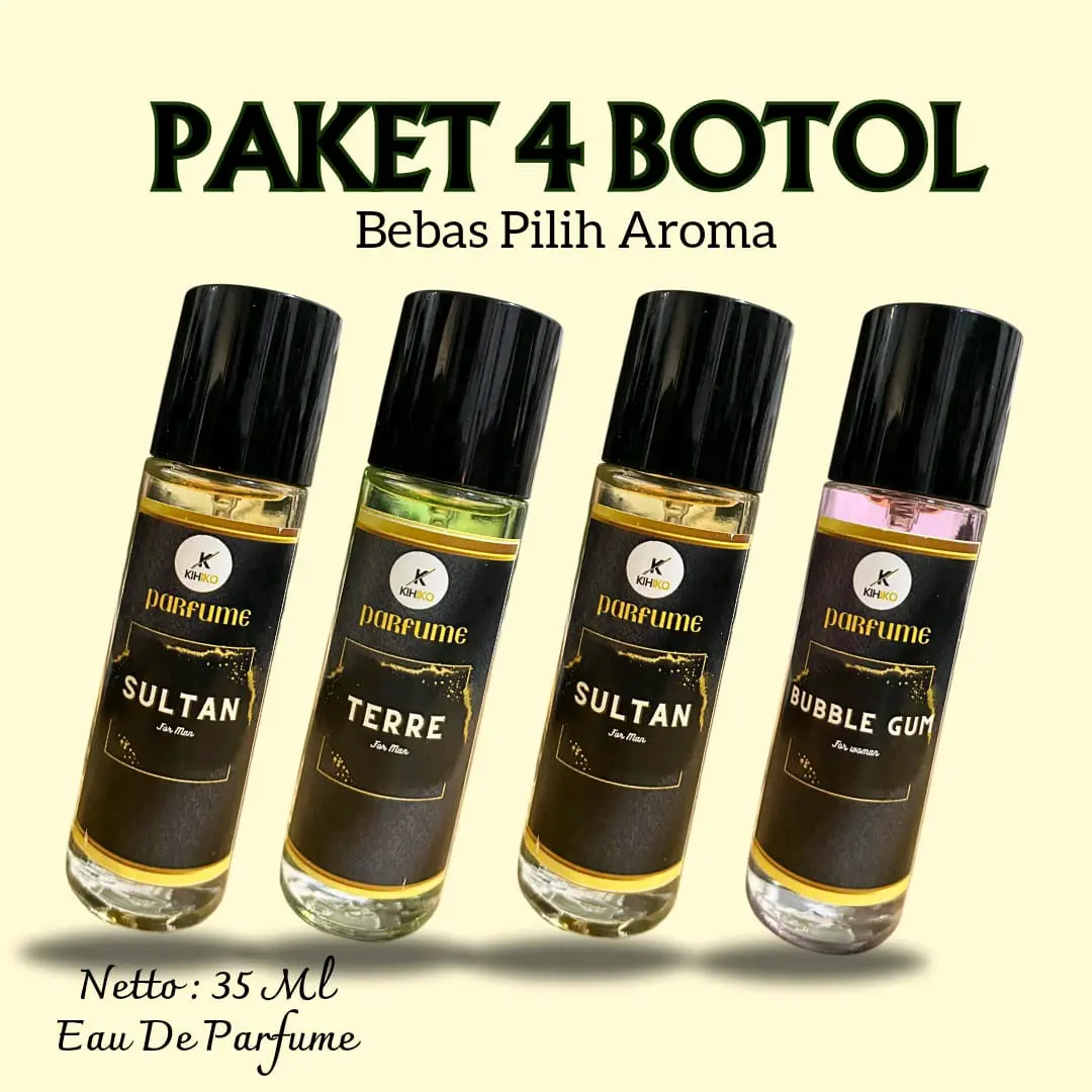[Paket 4 Botol] Parfum Viral Pria Wanita EDP 35ML