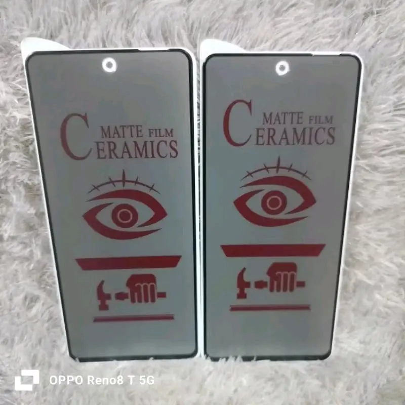 TG Tempered RM NOTE 10/10S Glass Ceramic Spy  Anti Gores Matte Privacy Anti SPY 6