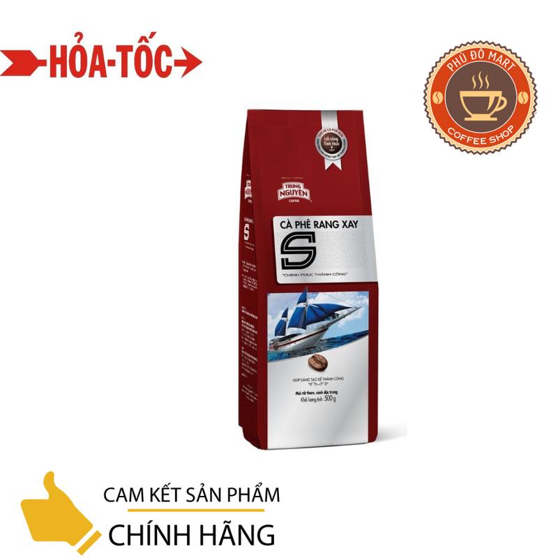 Cà Phê rang xay S Chinh Phục Trung Nguyên _Loại Gói 500gr Coffee Cafe