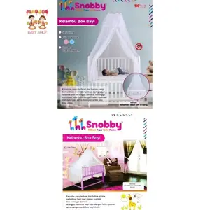 Snobby Kelambu Nyamuk Bayi D/P1 Tiang TP KBX1201, Kelambu Box D/P 1 Tiang KBX1202