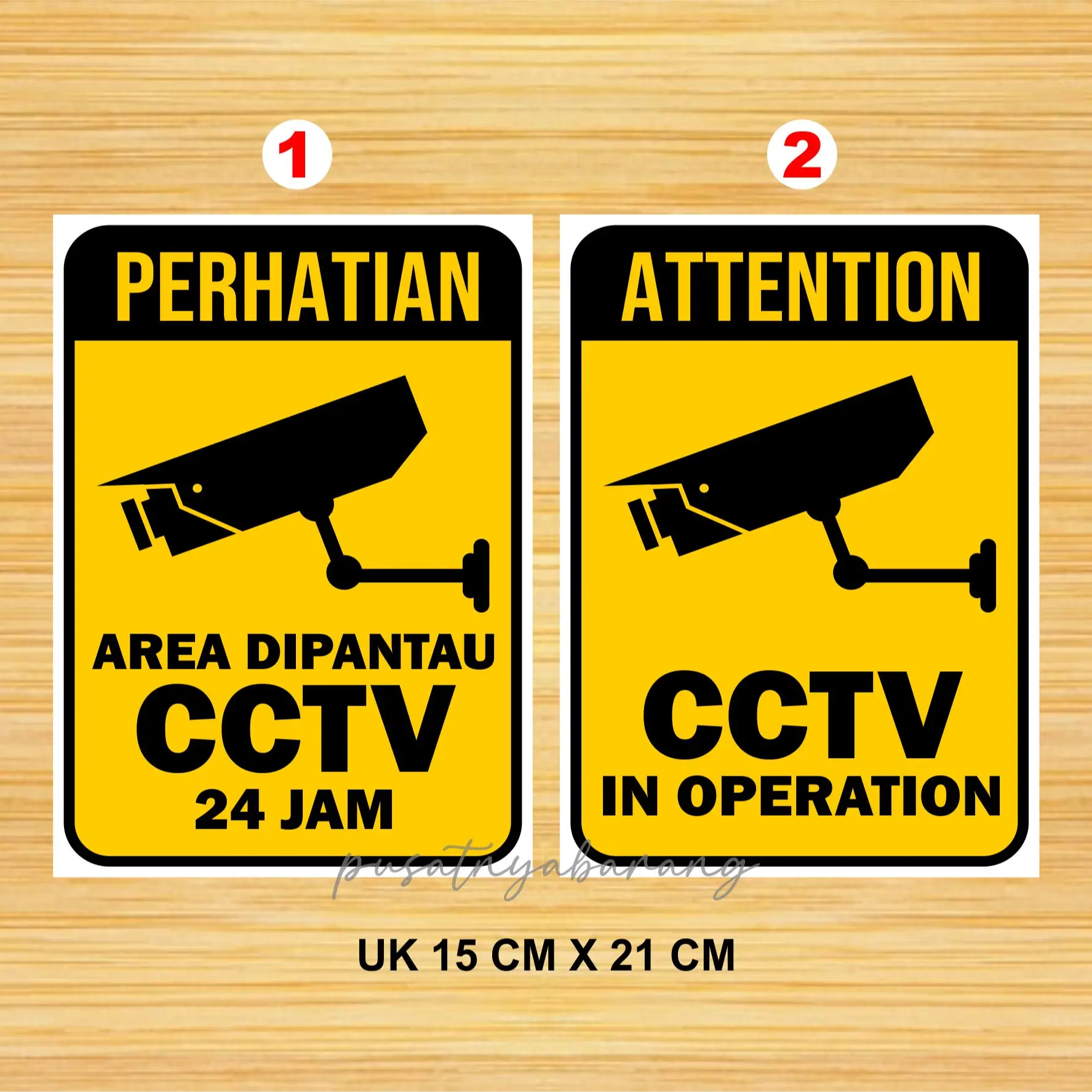 STIKER CCTV /STICKER CCTV WATERPROOF