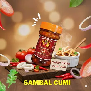Sambal Cumi Siap Saji 150ml - Hidangan Cepat & Lezat Cocok untuk Makanan Sehari-hari dan Camilan Bahan Utama Cumi Kondisi Siap Saji Food sambel
