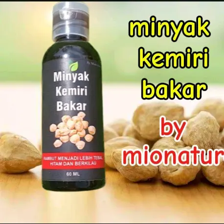 Minyak Kemiri Bakar 60 ml by Mionature untuk perawatan rambut