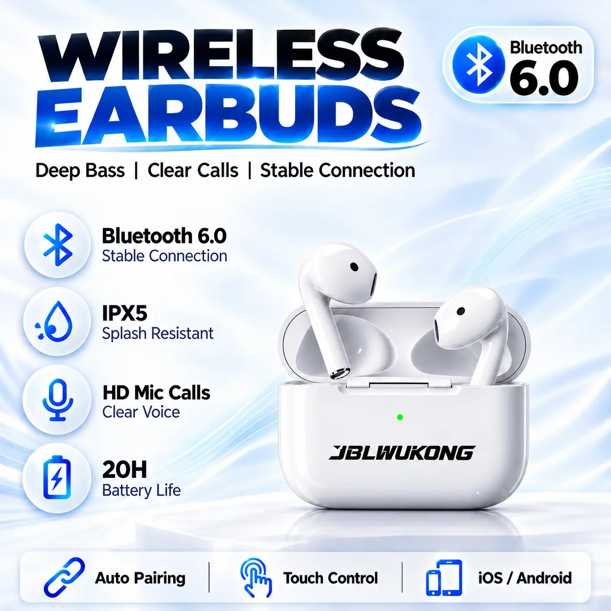 JBL WUKONG Naik Taraf Terkini Fon Telinga Bluetooth Wayarles Air Pro 4 ...
