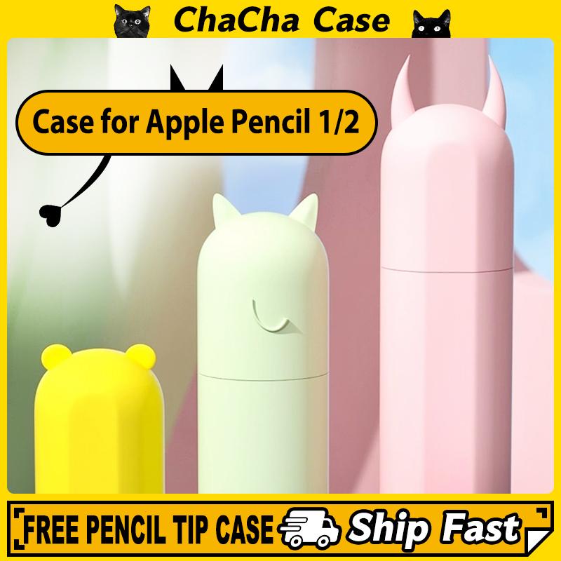 Product Introduction of Vintage Ultra Thin Pen Case for Apple Pencil 2 1 Gen Anti-slip Stylus Sleeve Cartoon Soft Silicone Protective Cover 32