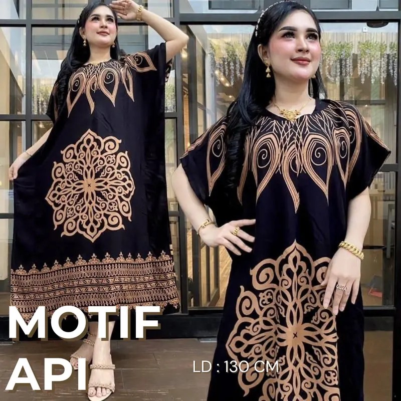 Paket Hemat 100rb Dapat 4pcs Daster Lowo Jumbo Resleting Busui Bumil Rayon Super Batik Fit Terrbaru 2024 6