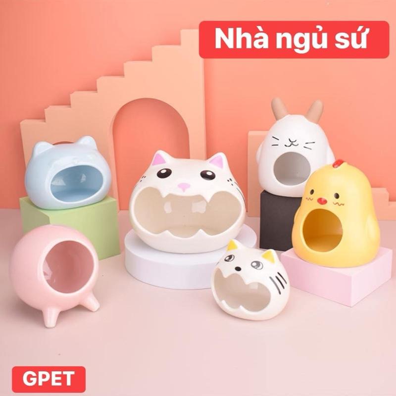 Nhà ngủ sứ các loại cho Hamster đáng yêu chất liệu sứ