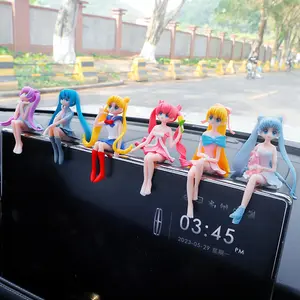 Ornamen hiasan interior mobil perempuan ornamen Dekor rumah hati anak perempuan cantik kreatif