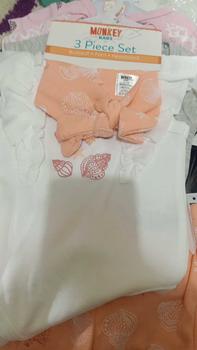 Product Review of Bodysuit Lengan Pendek Isi 3 Baby Boy dan Girl Bahan Katun Untuk Anak Laki Laki dan Perempuan Usia Newborn Sampai 9 Bulan from S**h 0