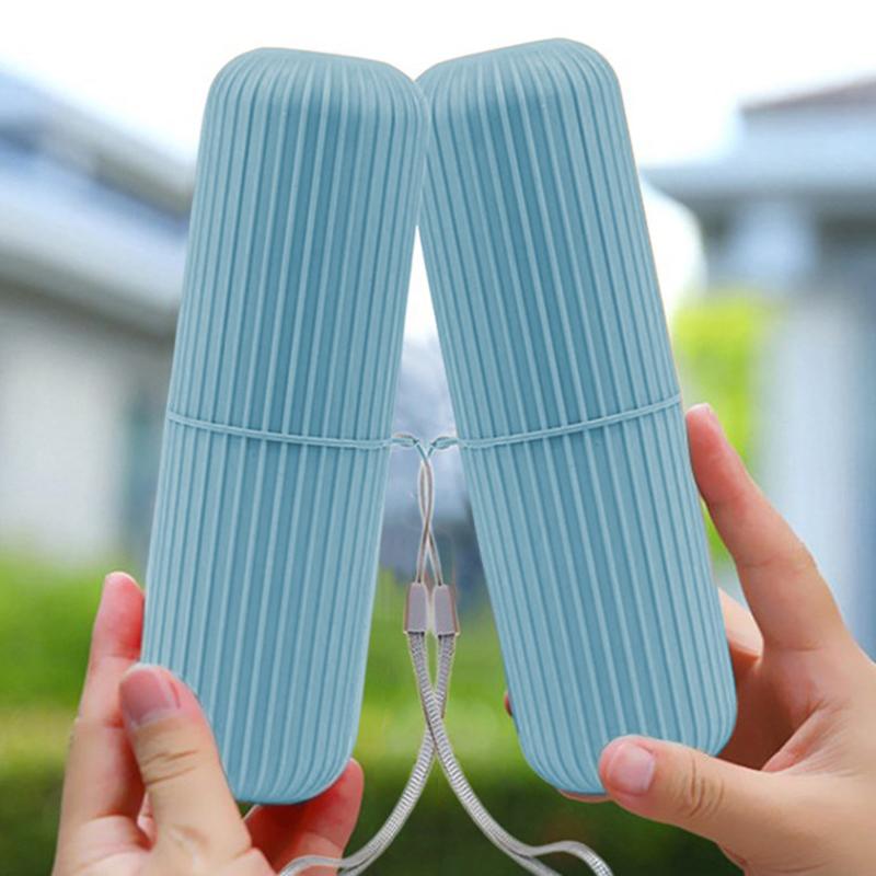 Product Introduction of Toothbrush Cup With Cap Creative Toothpaste Holder Portable Storage Case Box Organizer Toiletries Storage Cup Travel Gadgets 15