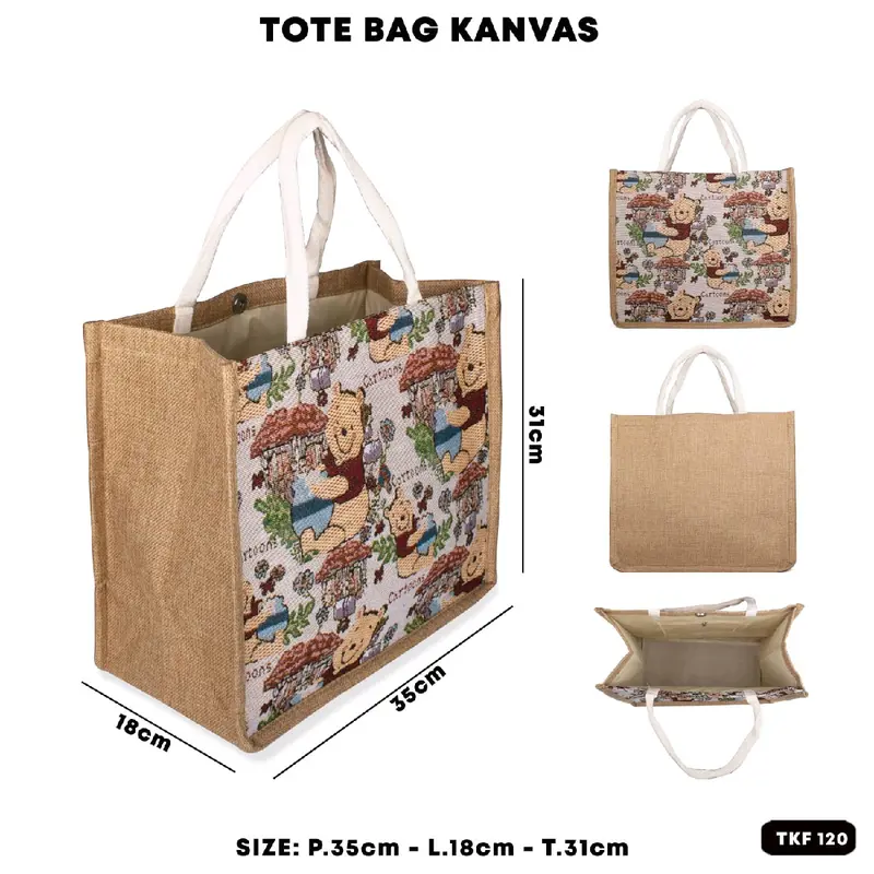 OSELBAG TOTE BAG WANITA MOTIF TKF 120 IMPORT. 0