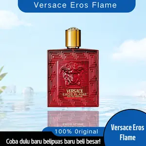 [100%ORI]Versace Eros Flame Parfum pria tipe hangat dan tulus, sampel 2ml 5ml 10ml