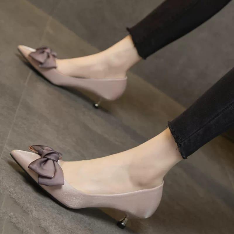 Product Introduction of JHOANG COLLECTION SENDAL HEELS WANITA VARIASI PITA BAHAN MIRA SEPATU KEKINIAN OOTD FORMAL EG 025 2