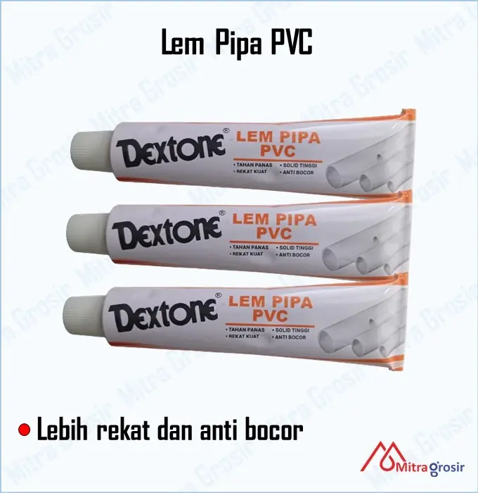 Lem Pipa PVC Paralon DEXTONE 40gr Perekat Pralon Talang Lem Tube / Lem Tube Original 40gr Lem Pipa Pvc Paralon 1
