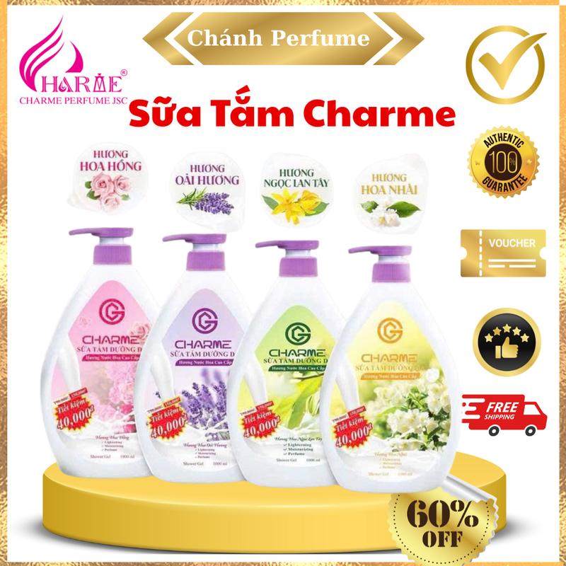 Sữa Tắm Dưỡng Body GC Charme 1000ml Tặng Kèm Dầu Gội