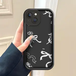 SOFT CASE redmi ONLY FOR XIAOMI REDMI 15 15C A5 2025 A3 A2 A1 14C 13 4G 13X 13C 12 4G 12C 11A 10 10 PRIME 10 5G 10A 10C 9 9A 9C 9T 8 8A PRO 7 7A 6 6A 5 5A 5 PLUS 4A 4X 3 3S S2  Pita dan Bunga Chic, Casing Ponsel Bergaya JTTY