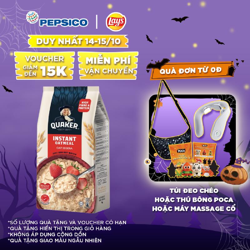 Yến Mạch Ăn Liền Quaker Oatmeal 1000G