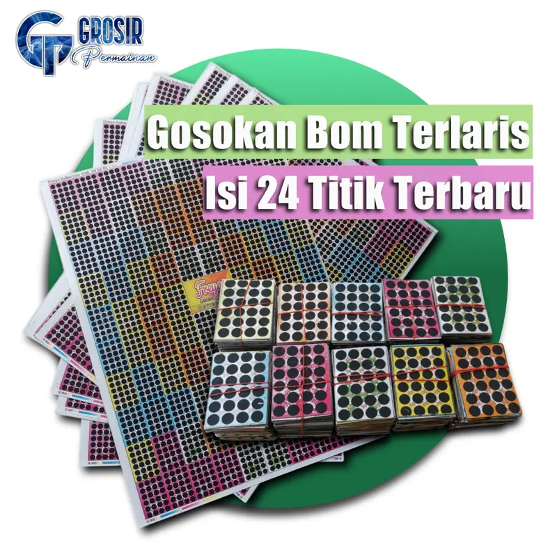 Gosok Gosok Boom 24 Titik 1000 Pcs Termurah Mainan Anak Gosokan Tengkorak 0