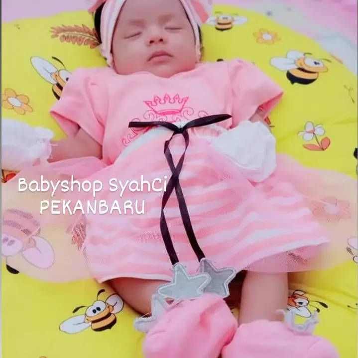BAJU BAYI Perempuan Cewek 0 bulan sampai 6 bulan Minni SET SETELAN JUMPER LIttle Princess Pesta Baju Akikah bayi Perempuan Cewek NEWBORN baru lahir bayi perempuan cewek rok tutu perempuan cewek Free Bandana sepasang sepatu lucu 0 1 2 3 4 5 bulan Pekanbaru