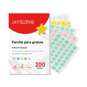 Parches para acné en forma de estrella, 200 piezas por caja, Parches invisibles para cubrir acné, Herramientas profesionales para el cuidado de la piel para mujeres y hombres