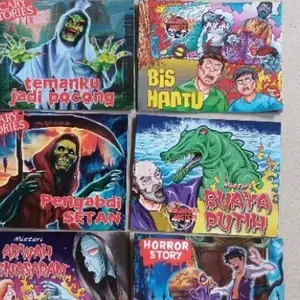 20PCS BUKU KOMIK HOROR GEDE