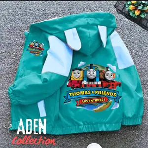 Jaket Anak Laki laki Waterproop Gambar Thomas and Priend Fashion