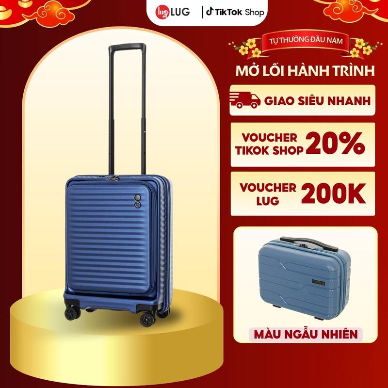 VALI DOANH NHÂN Vali Kéo Du Lịch Celestra PC183F Size 20 Xách Tay Thương Hiệu Echolac Nhựa PC Chịu Va Đập Tốt Khóa TSA An Ninh Quốc Tế Echolac vali
