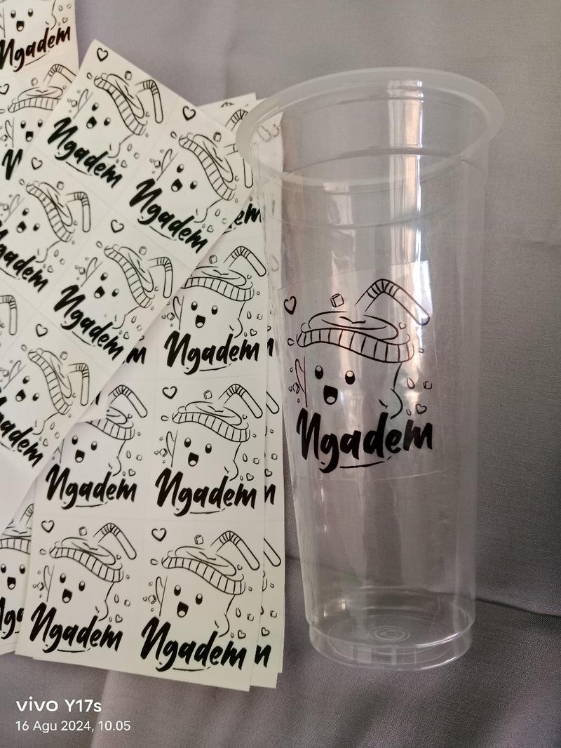 Product Introduction of Stickers Boba kemasan 100pcs (tanpa cup) 1