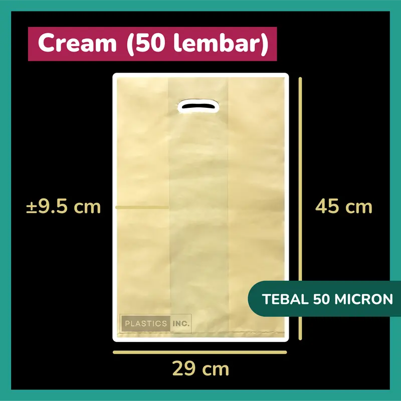 [TERMURAH] Kantong Plastik HD Box Makanan Dove/ Kresek Kemasan/ Bungkus Donat 6 Pcs 1/2 lusin Brownies Kue Snack 29x45x005 L 9.5 cm 4