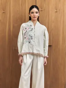 STUDIO TUI - NAURA RAYA BLOUSE LONGSLEEVE IN PINK