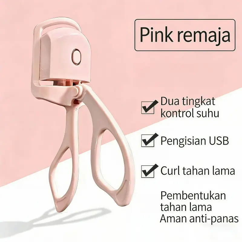 Electric Eyelash Curler-Pink