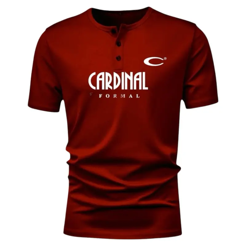 KAOS COWOK LENGAN PENDEK SABLON CR  / Kaos Hanley Pria Lengan Pendek / Kaos Kancing Pria Lengan Pendek Pria / Kaos Sablon CR Distro Keren Dewasa Motif Polos 5