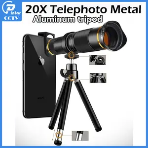 20X ZOOM Telescope Metal Telephoto Lens 4K HD Phone Lens Kamera For HP Handphone lensa