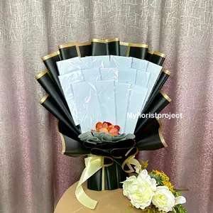 MYFLORIST  M1 Kerangka buket money bouquet uang kosong isi buket uang ( wrap polos tanpa kupu)