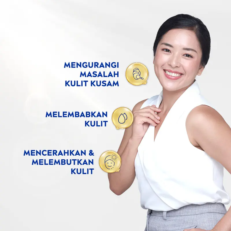 NIVEA Body Lotion Extra Bright C&E Vitamin Lotion 320ml - Handbody SPF serum UV Filter Thailand vitamin mencerahkan kulit kusam glowing brightening body care melembabkan kulit kering  - 50x Vitamin C & E, Super Food, pelembap badan tone up kulit 3
