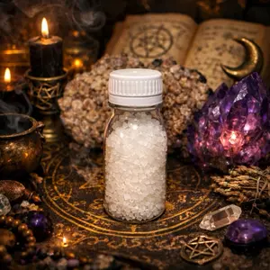 Rawan Jaya Garam Crystal Ruwat Cleanssing Aura Negatif Original dengan Energi Spiritual Putih Kuningan untuk Ritual Pembersihan dan Meditasi
