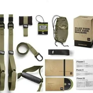 TRX Tactical Force Suspension Body Gym import dapat Tas Buku Dvd latihan