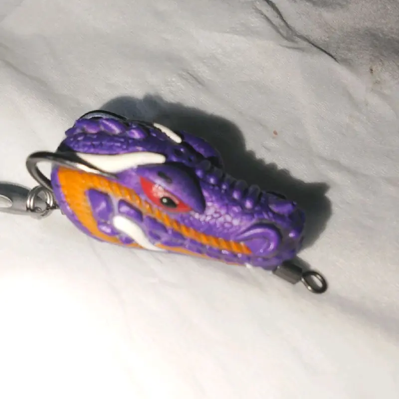 Soft Frog 3D KEPALA NAGA Si GANGKER 3,7 cm Lure 5
