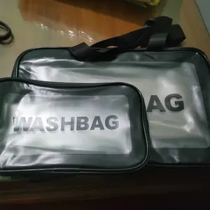 [COD] SK T40 Bag Organizer Portable Tas Washbag Waterproof Pouch Travel Make Up Multifungsi Peralatan Mandi Traveling Plastik PVC