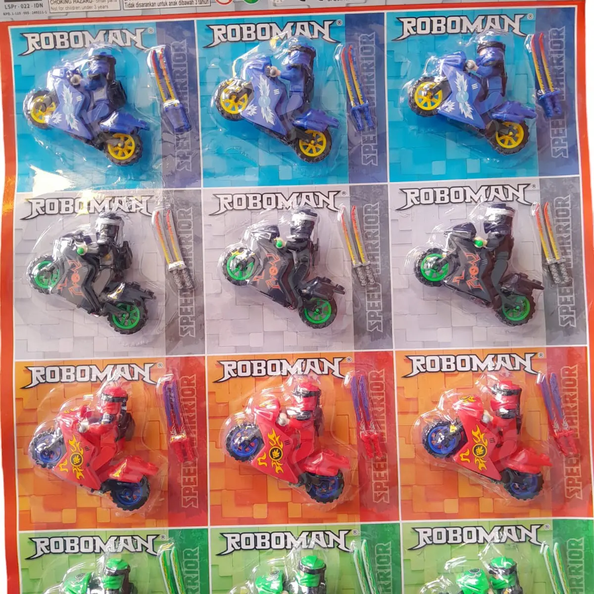 Mainan Ninja Brick Mo-tor -  Brick Jumping Track Toys- Brick Motor Tenta'ra
