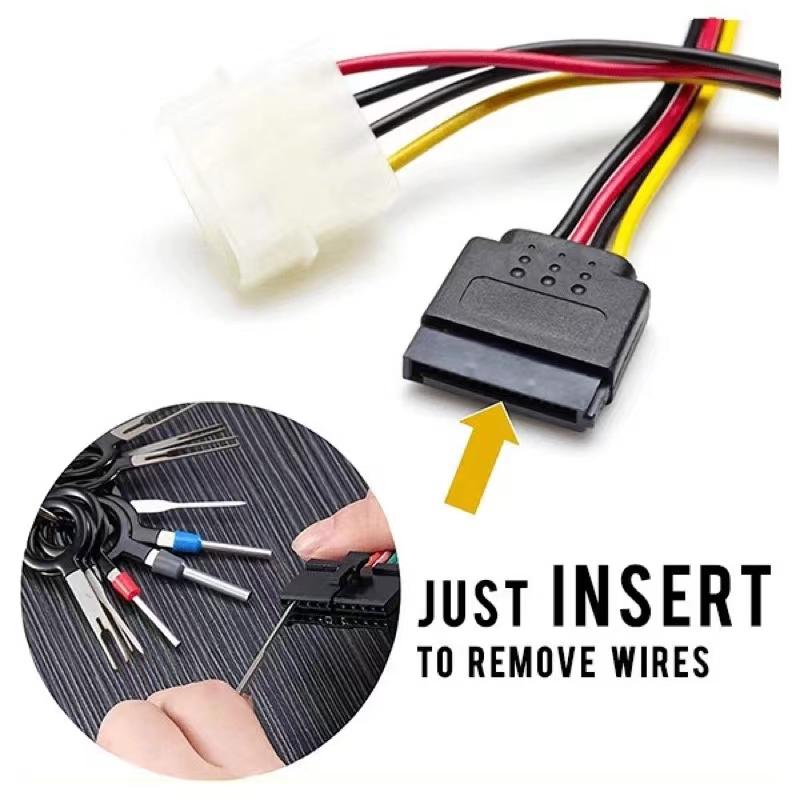 Product Introduction of Lensent 41pcs 11pcs set terminal connectoroin remover model car wire socket pin Wire Terminal removal opener tool socket pembuka Cable Connector Crimp Pins Extractors Hand Tool Plug Key Pin Ejector Release Pin Kit 18