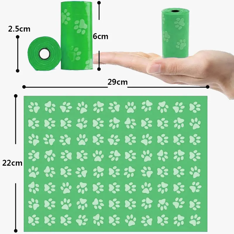 Refill Novamos Plastik Sekop Kotoran Kucing dan Anjing ( 1 gulung isi 15 pcs kantong ) Poop Bag Refill Kantong Plastik Sampah Popok 3