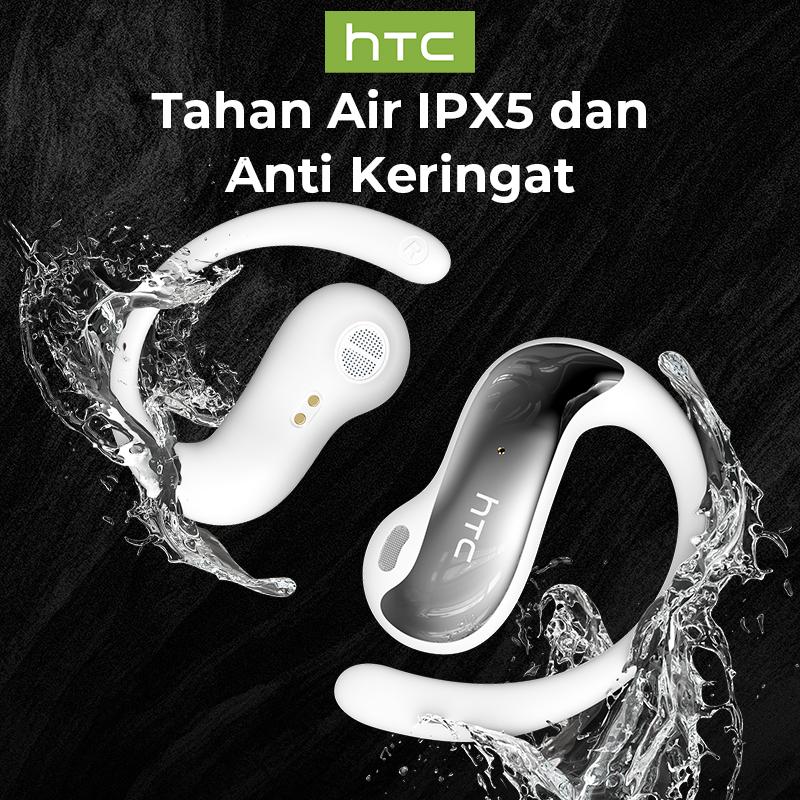 [Exclusive sound.phile] HTC NE30 OWS Earbuds Wireless Bluetooth 6.0 Noise Cancelling Headphones with Heavy Bass for HD Calling, Sports and Gaming, Built-in Microphone