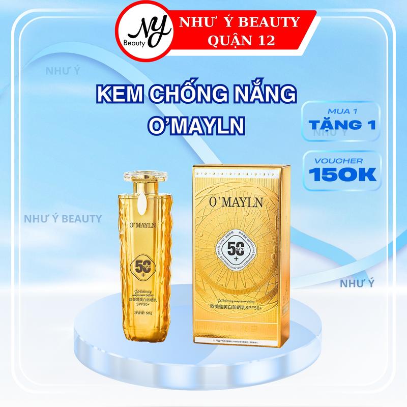  Kem Chống Nắng O'MAYLN SPF50+ Cấp Ẩm Cho Da Sáng Da Bảo Vệ Da Dưới Ánh Nắng Mặt Trời 