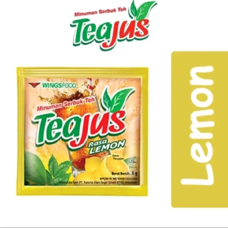 Serbuk Minuman Tea Jus Gula Batu 1 Renceng Isi 10 Sachet Bubuk 4