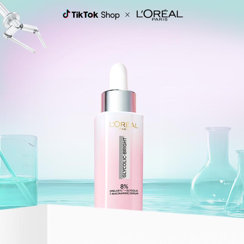 [KOL] Serum Glycolic Melasyl 8% [Melasyl+Glycolic+Niacinamide] dưỡng sáng da, mờ thâm mụn & nám Loreal Paris 30ml