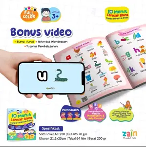 Buku 10 menit lancar membaca tanpa terbata-bata