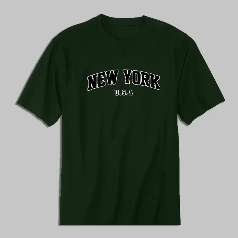 KAOS PRIA MOTIF NEY YORK KAOS DISTRO SABLON DIGITAL,SIZE M,L,XL,XXL Nyaman Tshirt Keren bajudistro Katun Lembut Oblong Atasan Dewasa Simple Unik Panjang Pendek 3